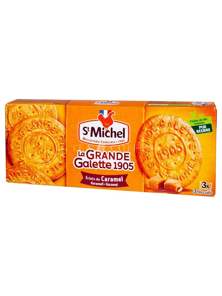St Michel Caramel Печенье сливочное, карамельное 150 г