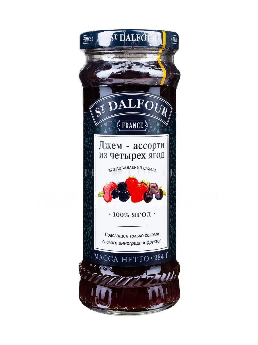 Джем St.Dalfour Ассорти из четырех ягод 284 гр