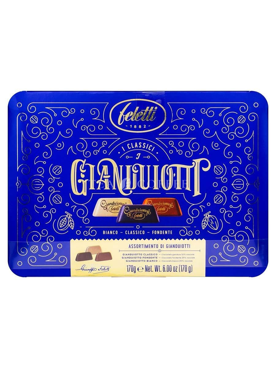 Feletti Джандуйя Box ассорти шоколадных конфет с фундуком 170 г