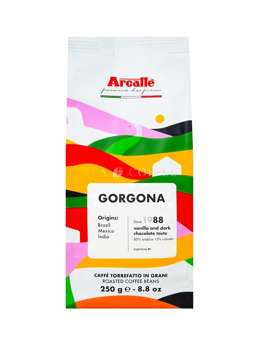 Кофе Arcaffe в зернах Gorgona 250 гр