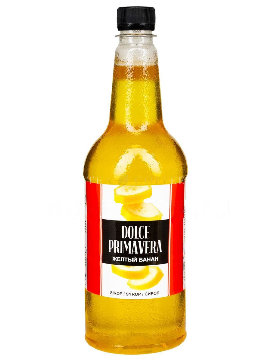 Сироп Primavera Банан желтый 1 л