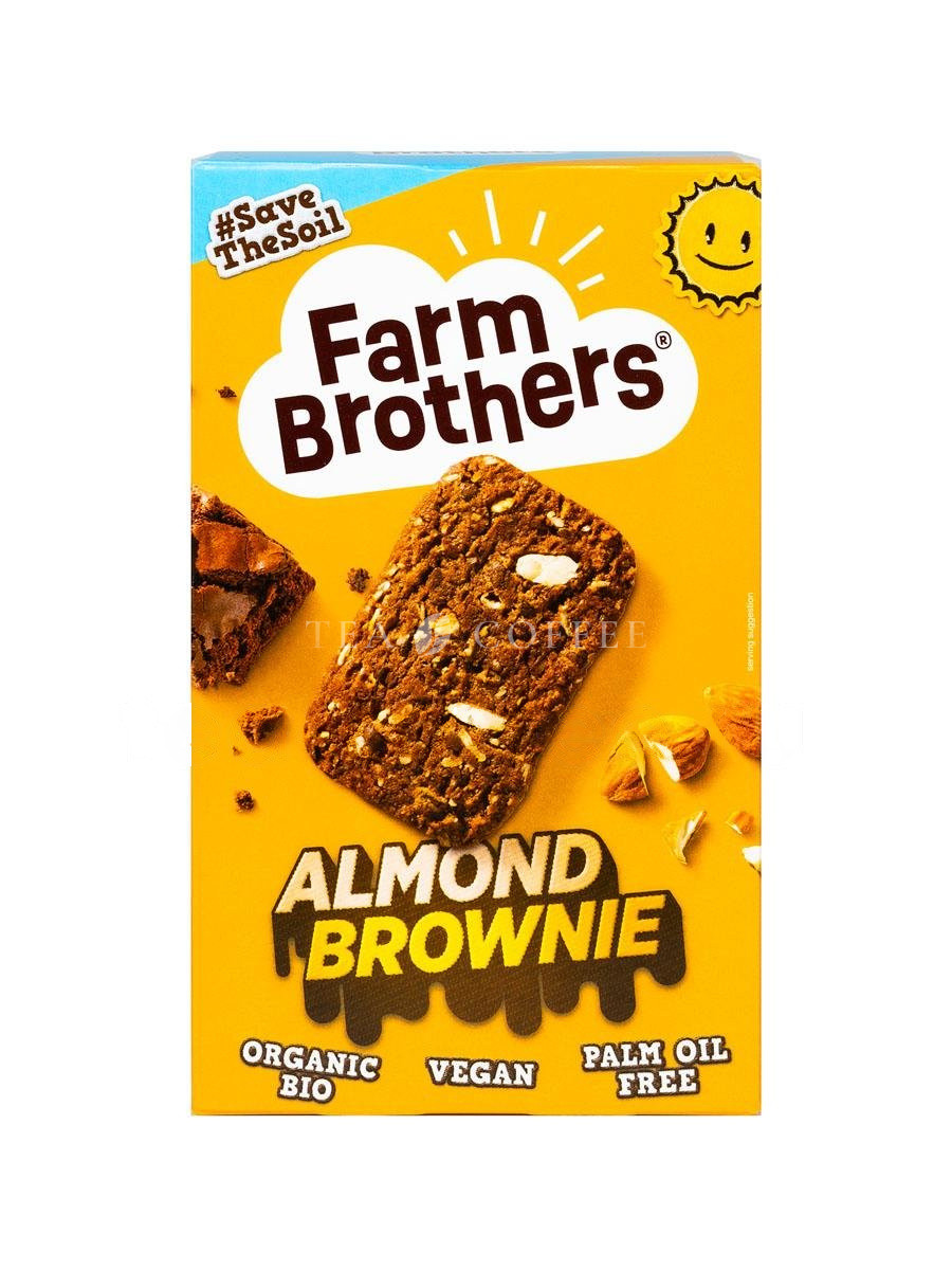 Печенье Farm Brothers Almond Brownie с темным шоколадом и миндалём 135