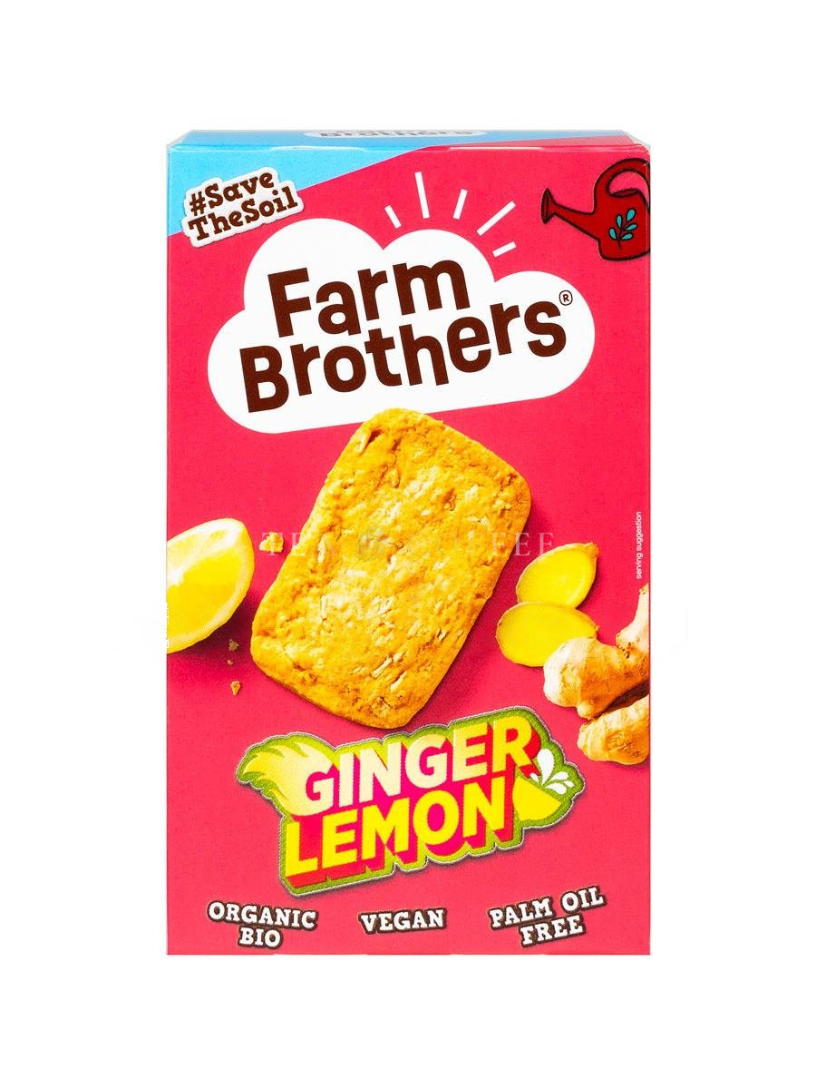 Печенье Farm Brothers Ginger Lemon с имбирем и лимоном 135 г
