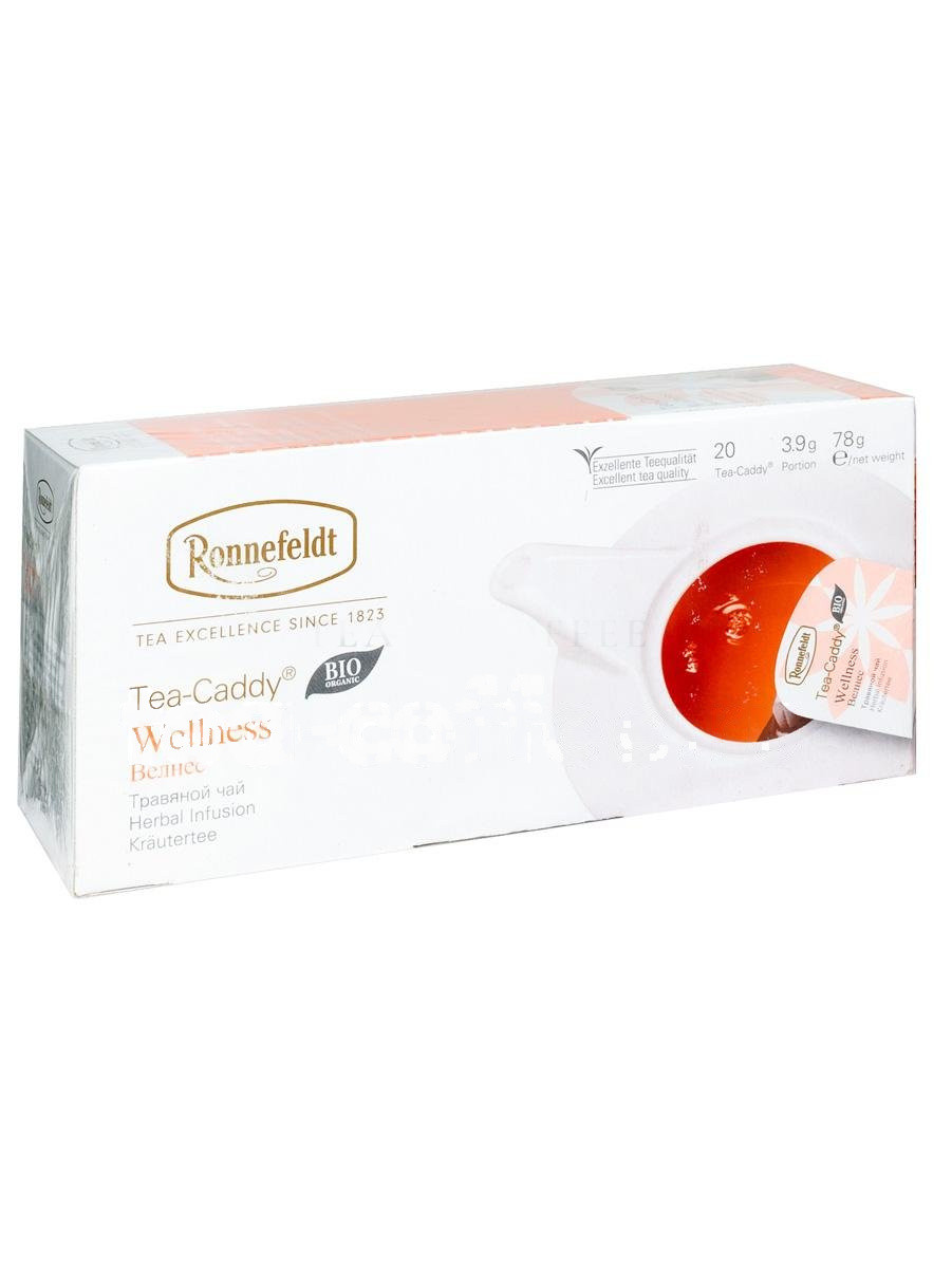 Чай Ronnefeldt Wellness / Велнес в саше на чайник (Tea Caddy) травяной 20 пак