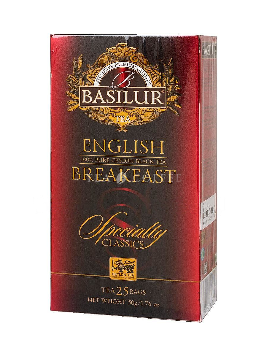 Basilur Избран.Классика Англ. Завтрак 25 пак (конверт)