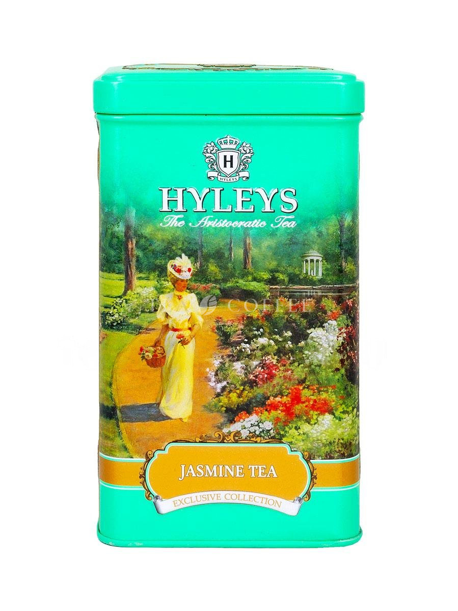 Чай Hyleys зеленый с жасмином 125 гр ж.б.