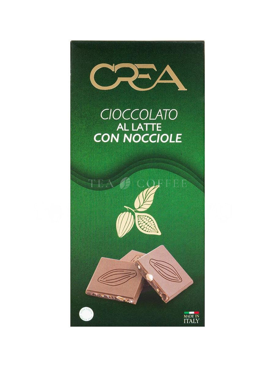 Crea Al Latte Con Nocciole Молочный шоколад с фундуком 100 г