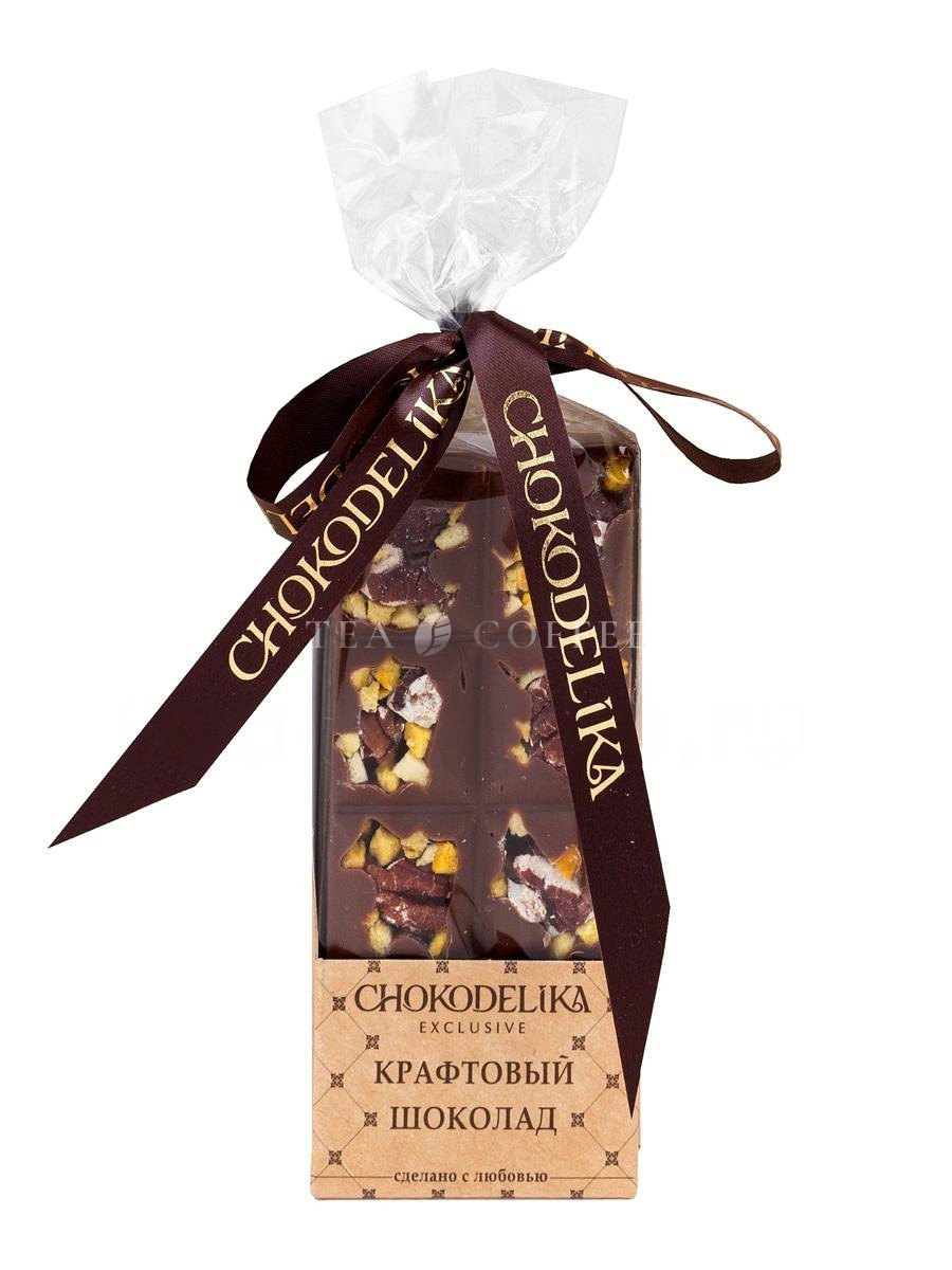 Chokodelika Шоколад молочный Крафтовый микс с Пеканом и Манго 50 г