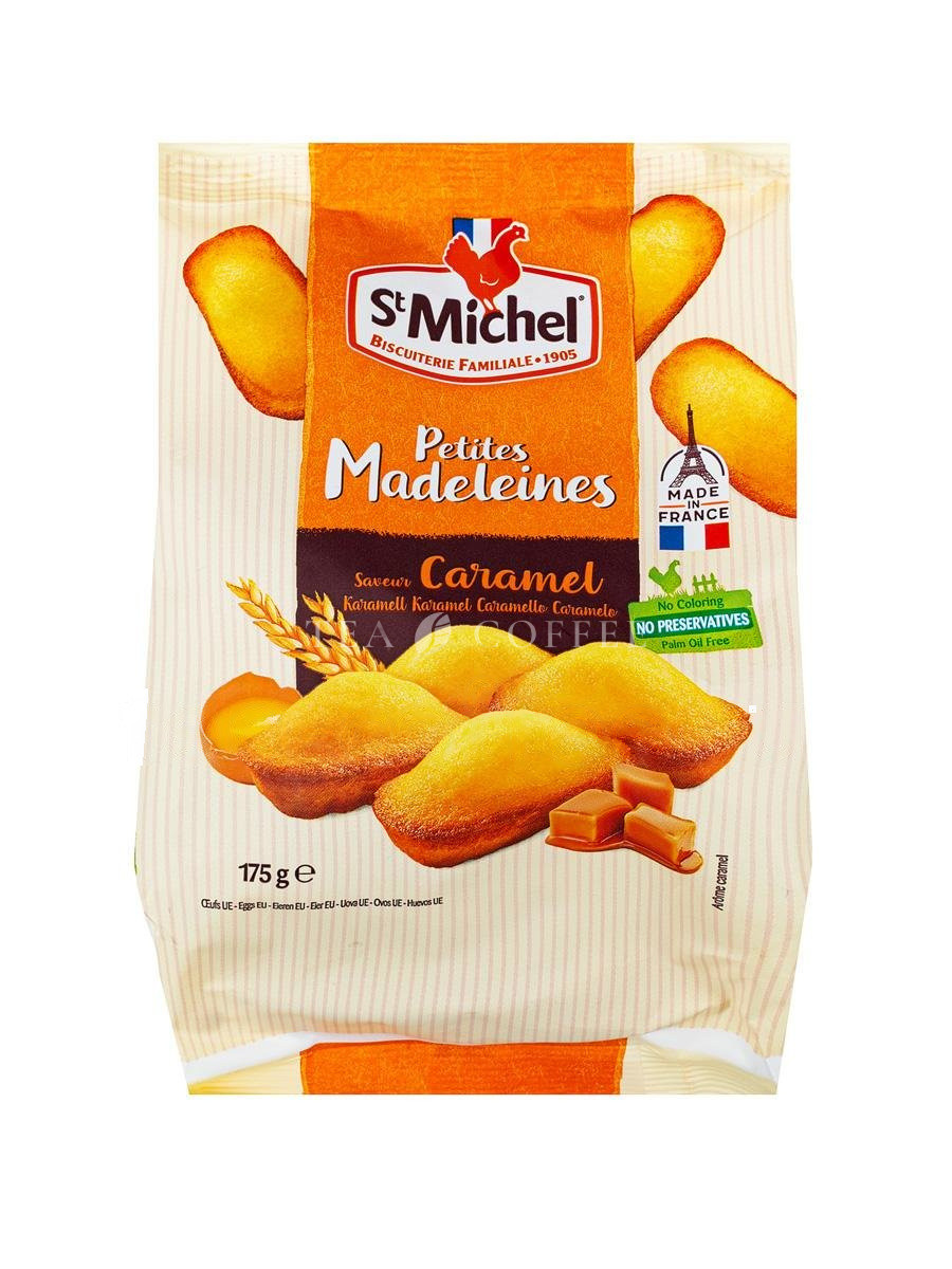 St Michel Мадлен Пирожное бисквитное со вкусом карамели 175 г