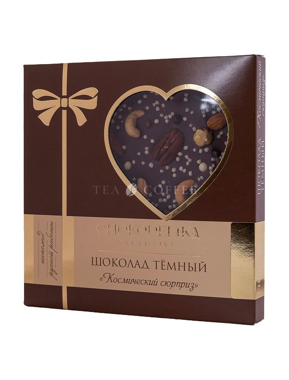Chokodelika Шоколад темный "Космический сюрприз" 150 г