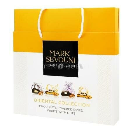 Конфеты Mark Sevouni Oriental Collection Chocolate Covered Dried Fruits With Nuts Ассорти сухофруктов с орехами в шоколаде Ориенталь 270 г