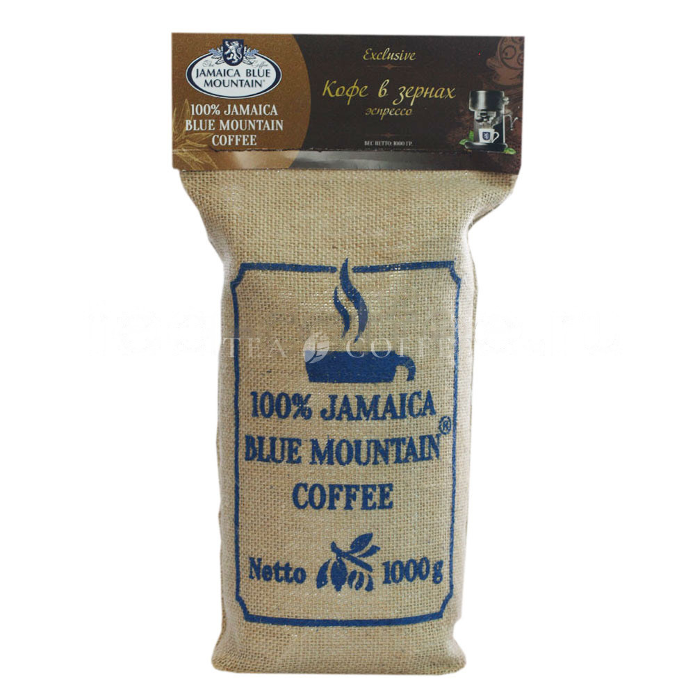 Кофе Jamaica Blue Mountain Coffee в зернах темная обжарка 1 кг