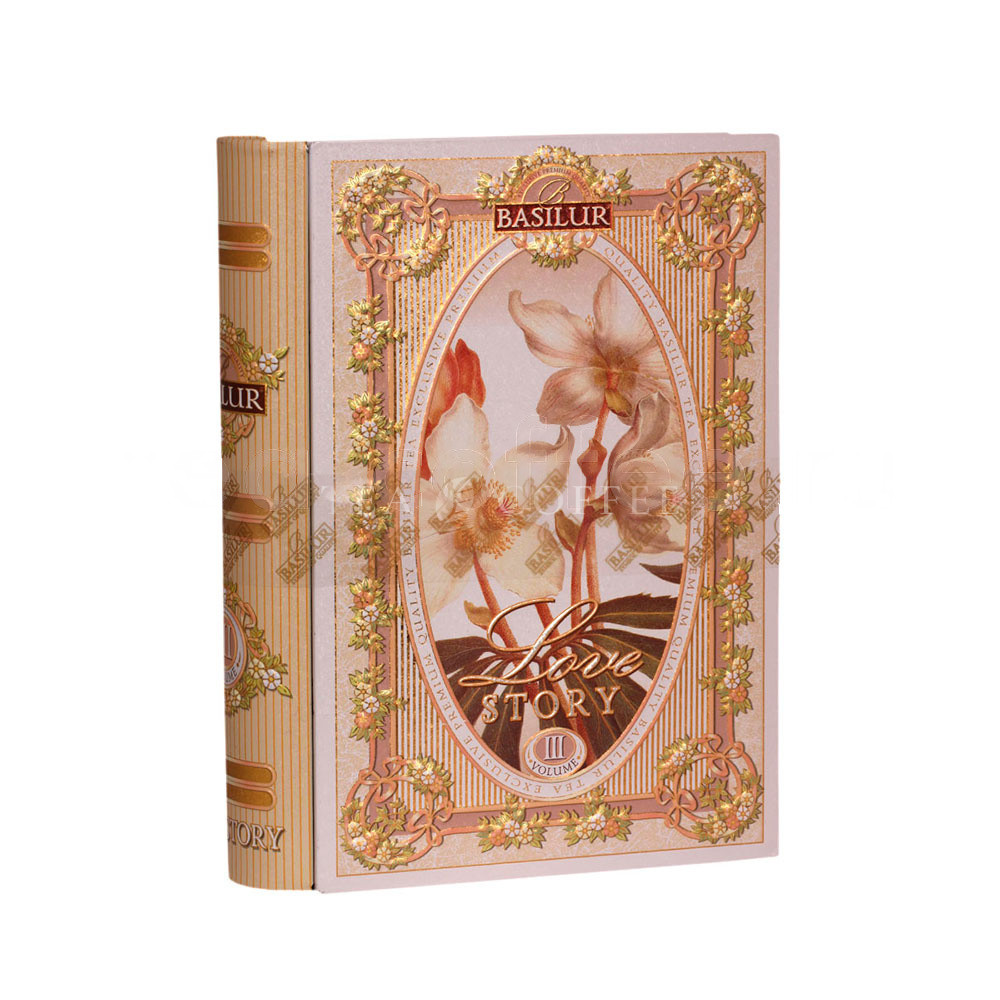 Чай Basilur Чайная Книга История любви Том 3 зеленый 100 гр ж.б.