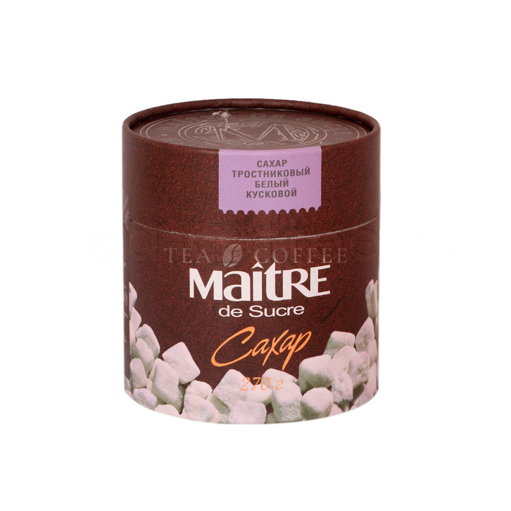 Сахар Maitre тростниковый белый кусковой 270 гр