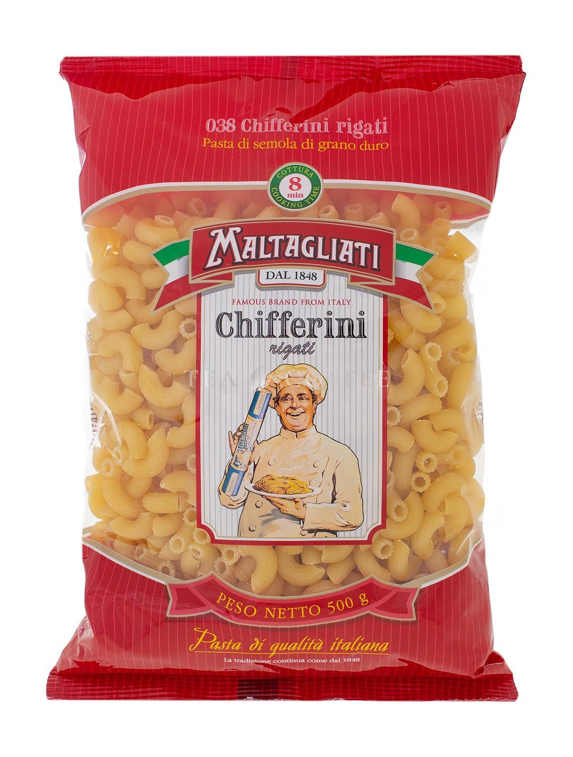 Maltagliati №038 Chifferini (Рожки) 500 гр