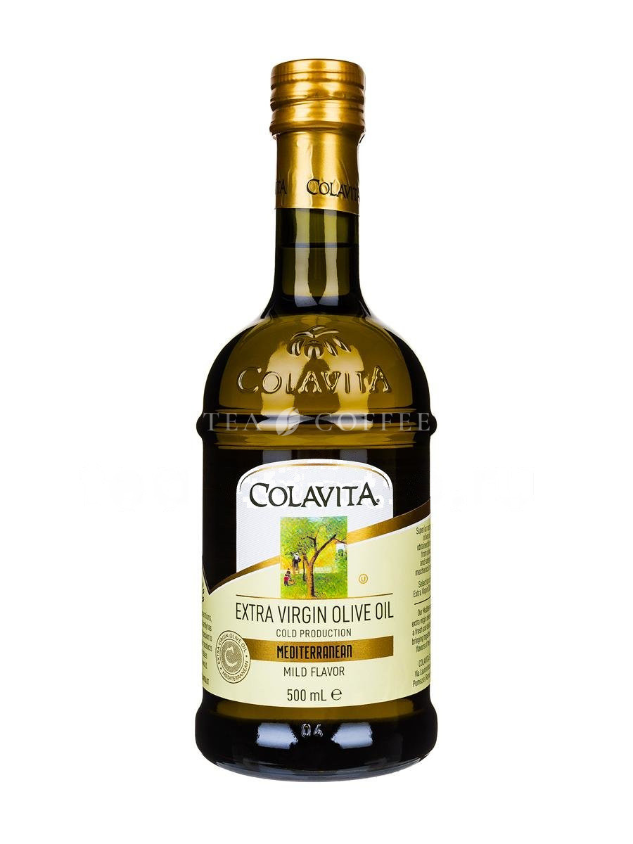 Colavita Масло оливковое нерафинированное высшее качество Extra Virgin Mediterranean 0,5 л