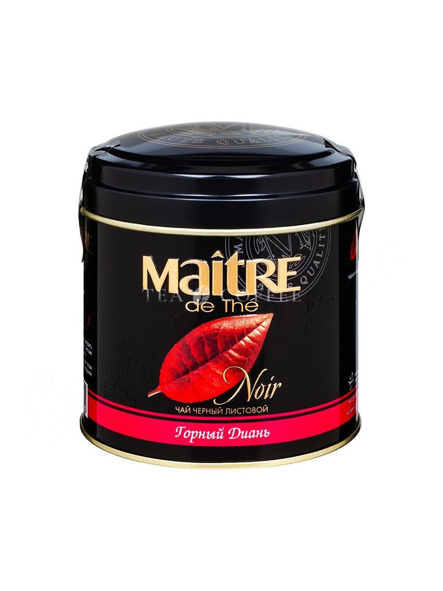 Чай Maitre Горный Диань черный 100 гр в ж.б.